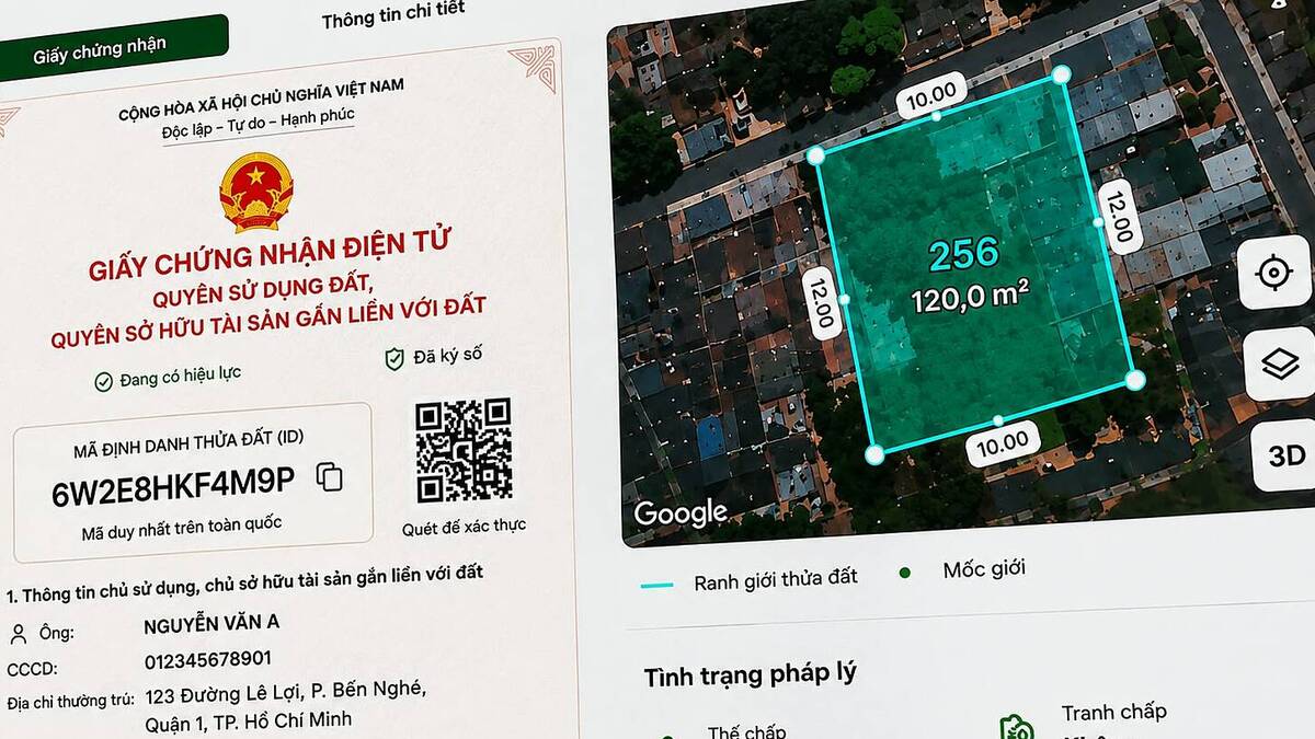 Đất nền có sổ điện tử gắn mã định danh từ 2027: Minh bạch hóa thị trường bất động sản